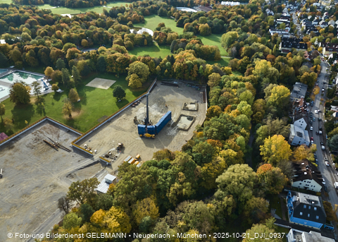 21.10.2025 - Geothermie-Baustelle am Michaelibad in Berg am Laim und Neuperlach